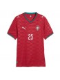 Portugalsko Nuno Mendes #25 Domácí Dres pro Dámské MS 2026 Krátký Rukáv